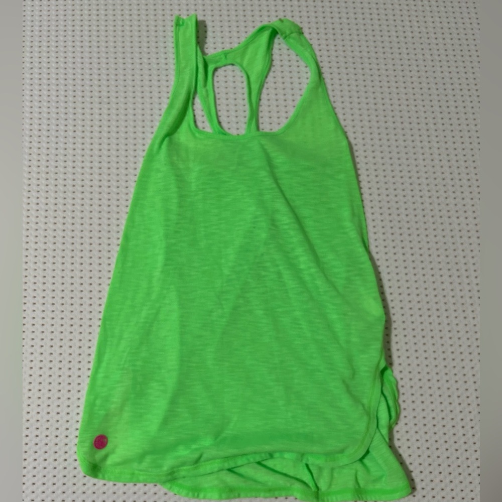 Lily Pulitzer Women’s Bright Green Luxletic Kai Tank Size XS gently worn